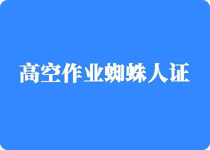 美女狠狠操高空作业蜘蛛人证